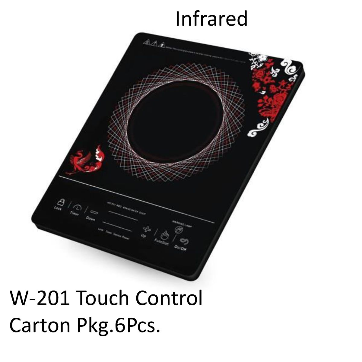 Infrared Cooker W-201 Touch Control