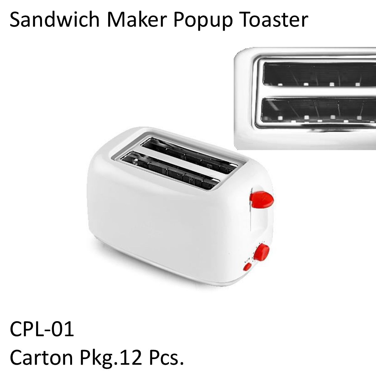Sandwich Maker Popup Toaster